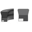 Piston Seal NBR/Fabric/POM