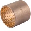Straight bushing Bronze with lubrication pockets