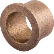 Straight bushing Sintered bronze with Flange
